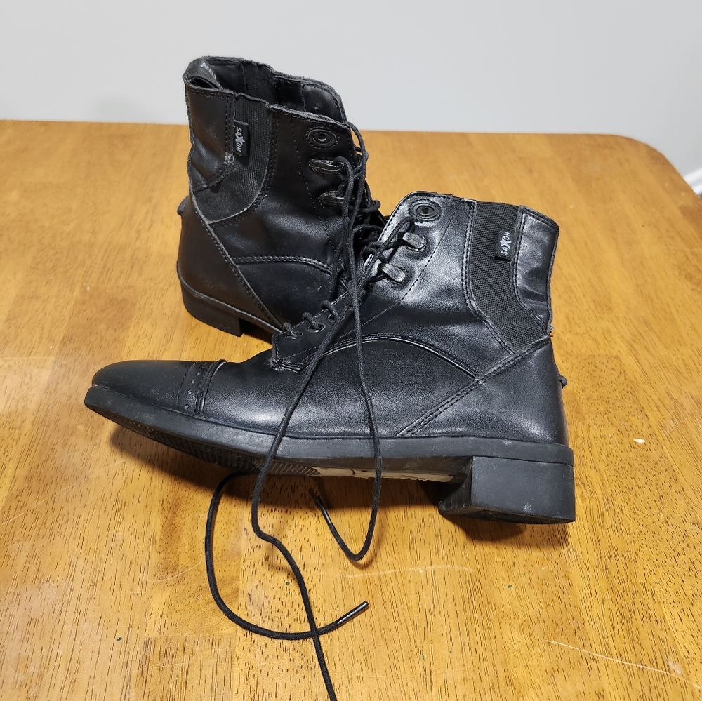 Saxon Syntovia Lace Paddock Riding Boots Women's Size 7